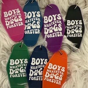 Colorful Keychains with Fun Slogan